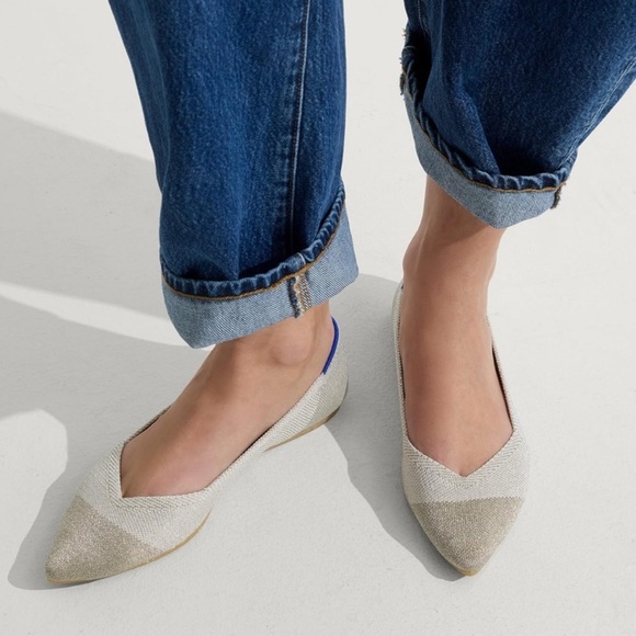 Rothy's The Point Diamond Metallic - Picture 3 of 16